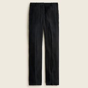 NWT J.Crew Drapey cupro trouser black sz16